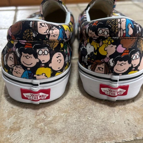 Vans Women’s or Men’s Peanuts Print Slip-On Sneakers - Multicolor - Picture 3 of 7